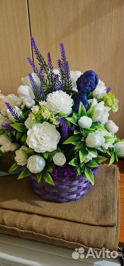 Букет цветов из мыла