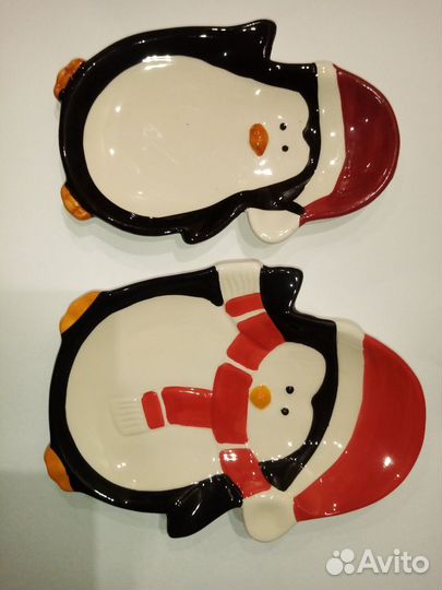 Тарелки новогодние