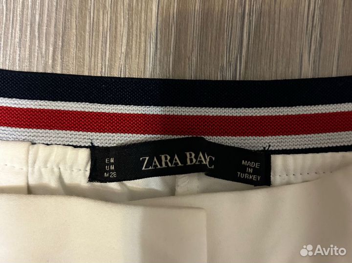 Брюки белые женские zara