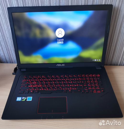 Ноутбук игровой Asus rog strix gtx 1050 ti 4gb