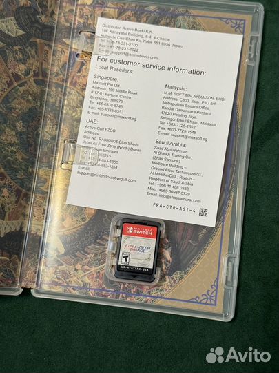 Картридж Fire emblem engage Switch