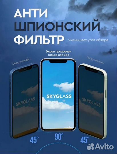 Антишпионские стекла для iPhones, xiaomi