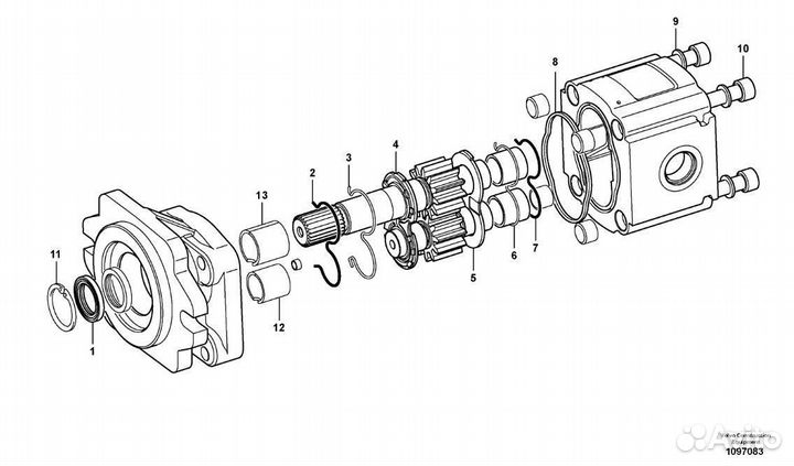 11881939 VOE11881939 Основной насос гидравлический