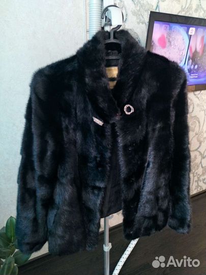 Шуба норковая автоледи 46 48 поперечка