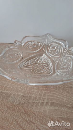Конфетница из хрусталя
