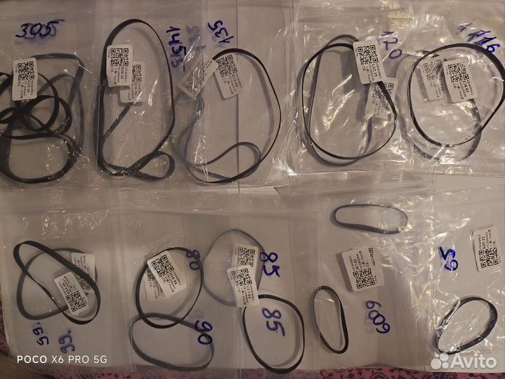 Пасики ремни проигрывателей винила и магнитофонов