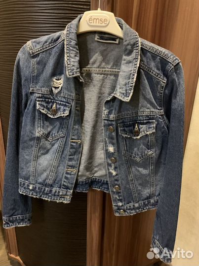 Джинсовая куртка женская