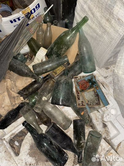 Бутыли старинные
