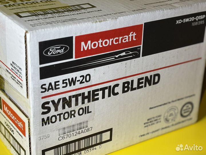 Моторное масло Ford Motorcraft SP 5W-20 GF-6,сша