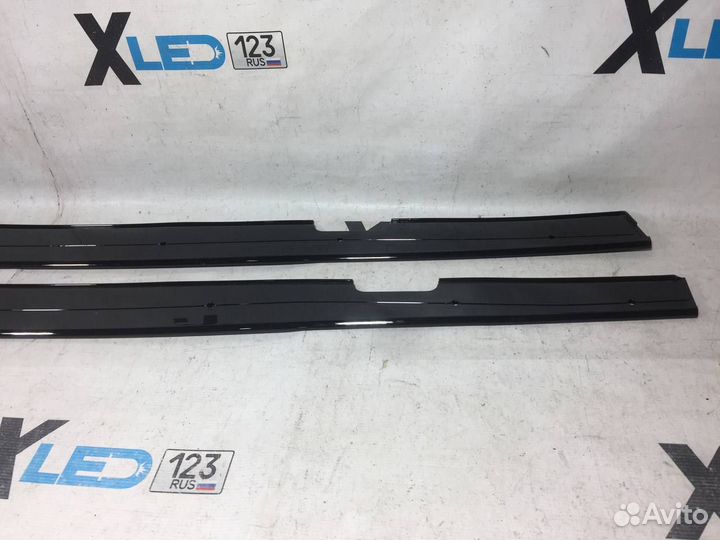 Комплект лезвий на пороги BMW 3 E90 M глянец