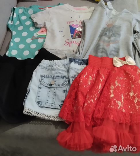 Вещи на девочку пакетом 128