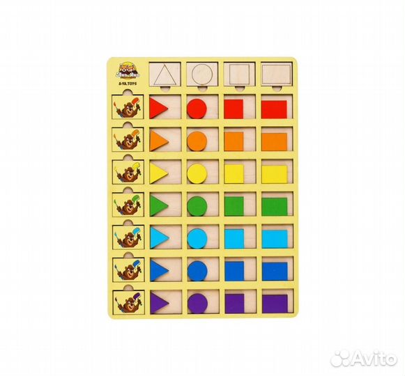 Новый сортер-вкладыш Бобры-маляры