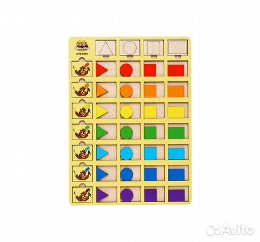 Новый сортер-вкладыш Бобры-маляры