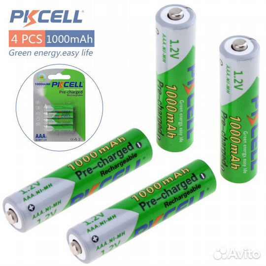 Аккумуляторы pkcell AAA NiMH