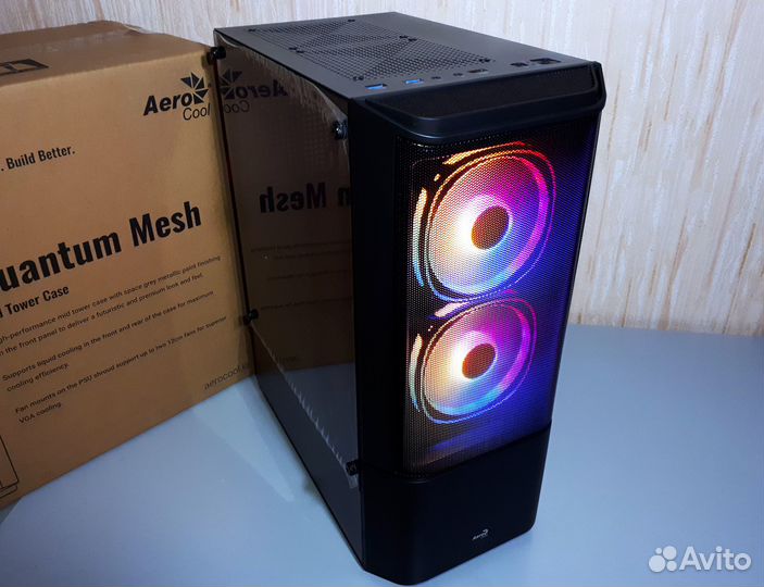 Новый Корпус PC 1St-Gaming Саsе 4xFAN F-RGB mATX
