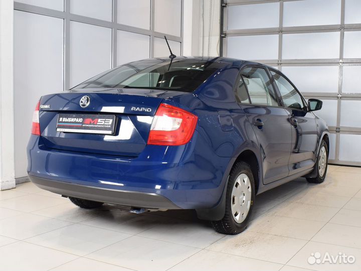 Skoda Rapid 1.6 МТ, 2015, 203 853 км