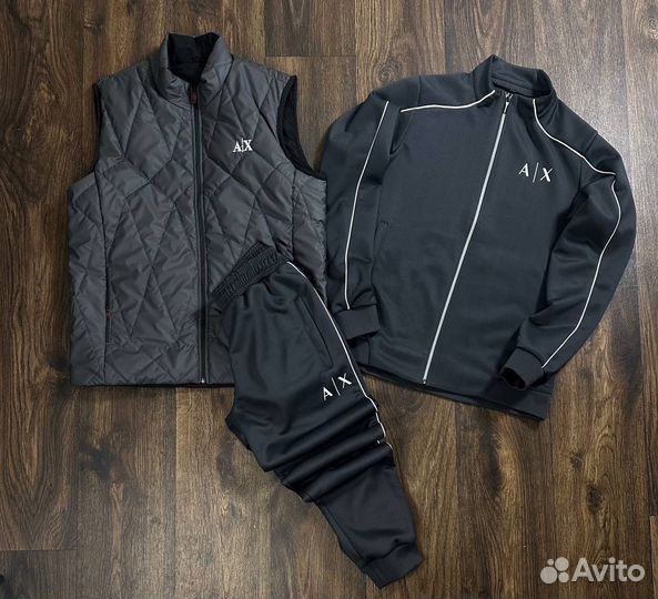 Спортивный костюм тройка armani exchange