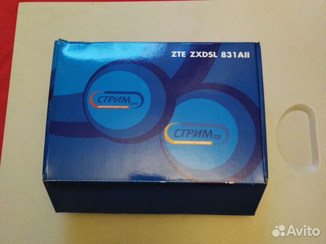 Модем adsl ZTE zxdsl 831A II