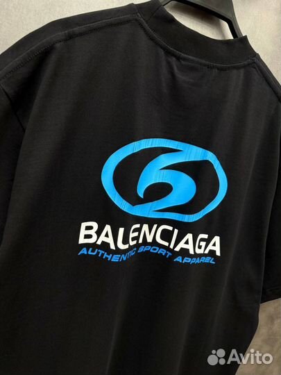 Balenciaga surfer футболка оверсайз (хит 2024)