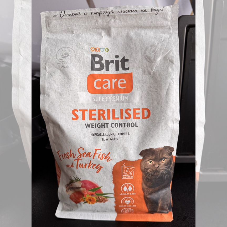 Корм для кошек brit care