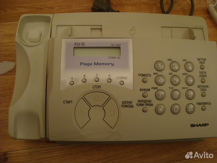 Телефон/факс/копир sharp FO-51