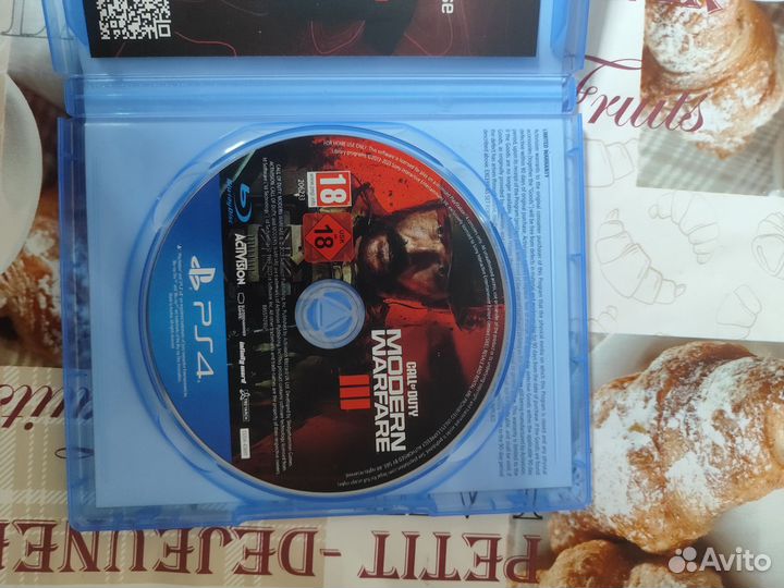 Диски на ps4 Call of duty modern warfare 3