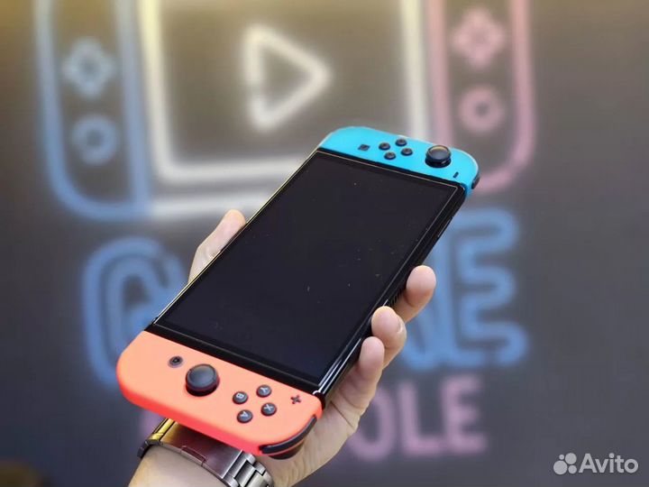 Nintendo Switch Oled 64GB Blue&Red (Новая)