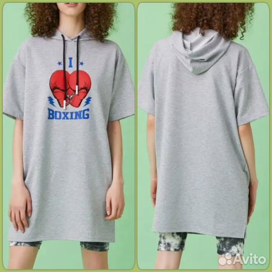 Платье-футболка новое, размер S