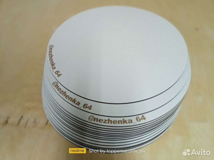 Подложки для тортов, топеры акрил