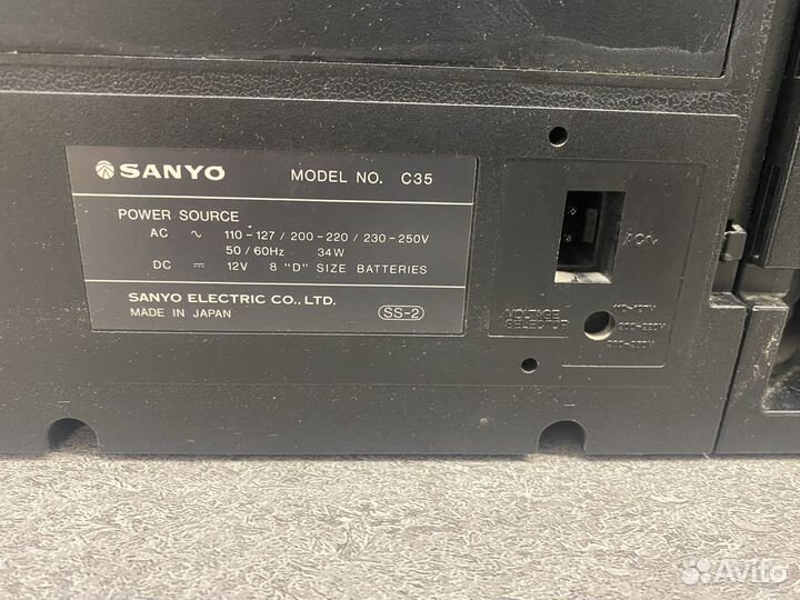 Магнитофон sanyo C35