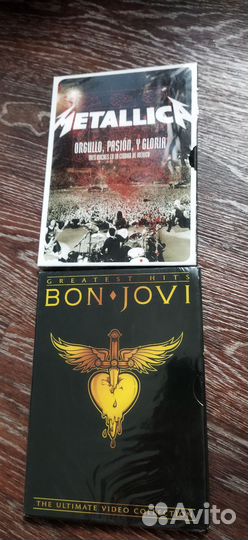 Metallica, Bon Jovi - DVD диски
