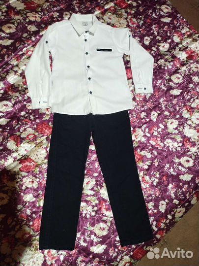 Рубашка и брюки на мальчика 110 116