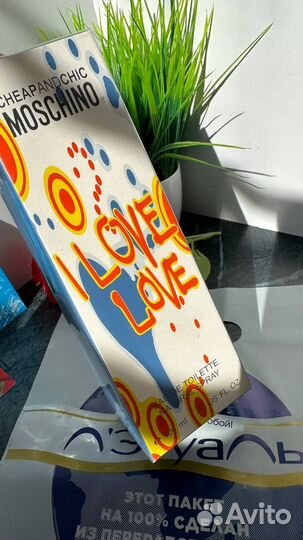 Moschino love love 100 млл + карта