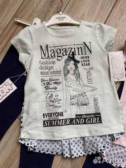 Футболка+лосины Neon р.92,98