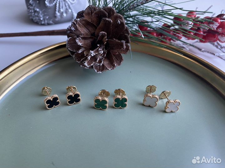 Пусеты van cleef