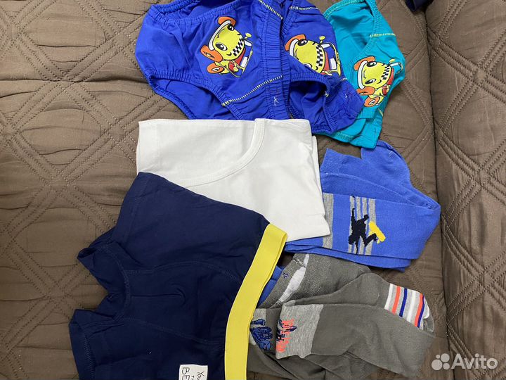 Вещи детские на мальчика б/у пакетом