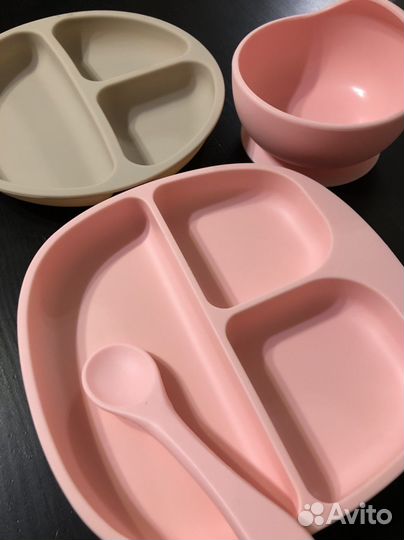 Детская посуда из силикона