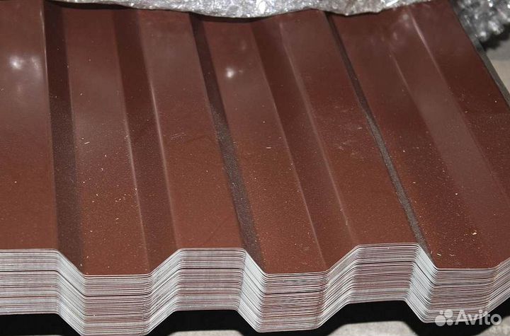 Профнастил мп20 коричневый