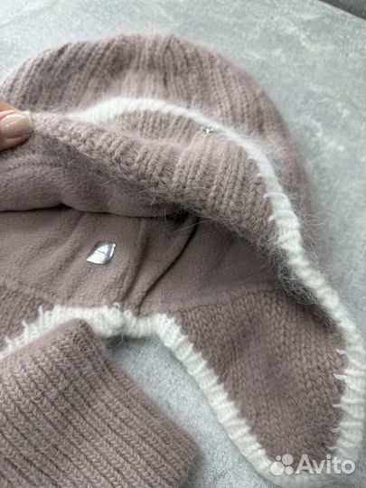 Женский комплект шапка + хомут