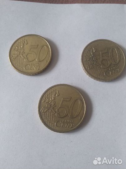 Набор монет евро