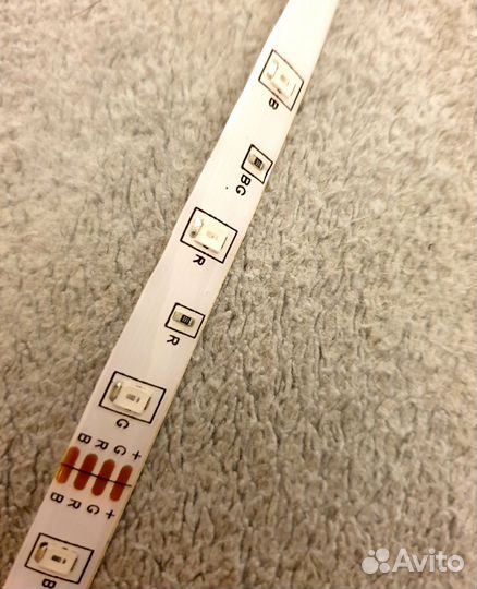 Светодиодная лента с пультом 5м