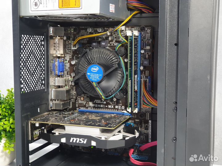 Игровой пк Core i5, 16Gb, GTX 1050