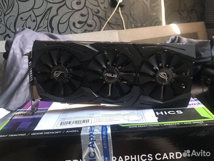 Видеокарта gtx 1070 rog strix