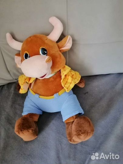 Игрушка мягкая бычок