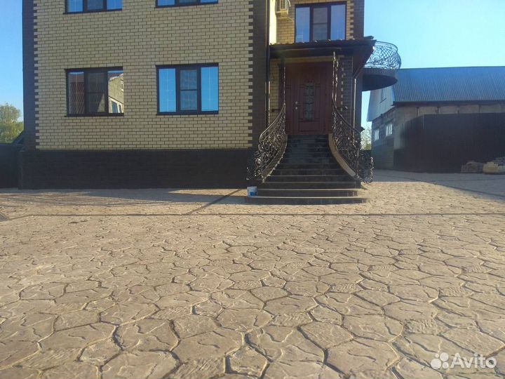 Тротуарная плитка, брусчатка, бордюр доставка