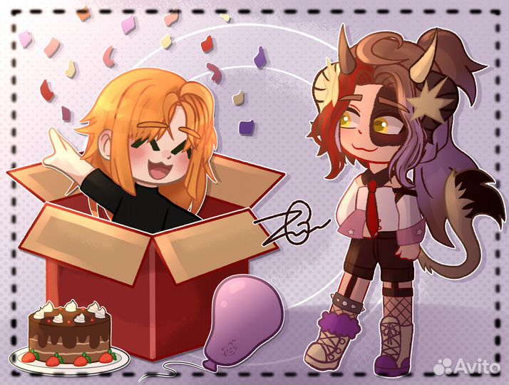 Рисую на заказ коммишки