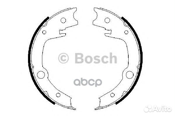 Колодки тормозные стояночного тормоза toyota AV