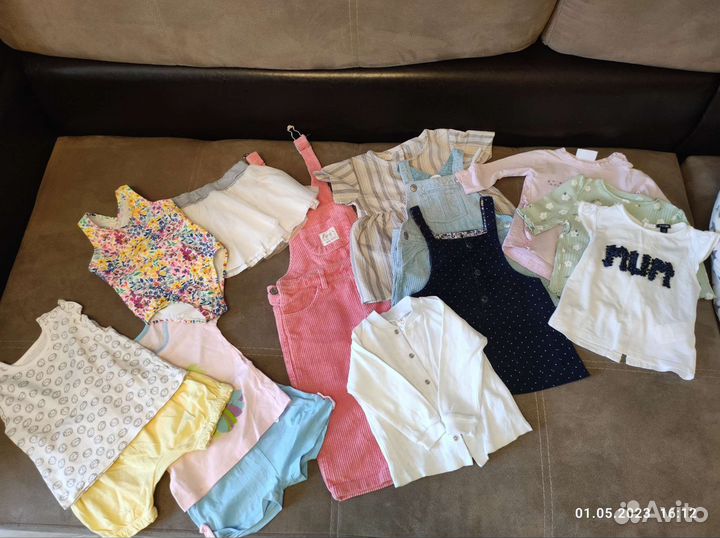 Пакет одежды для девочки 74-80
