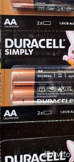 Duracell Simply элементы питания