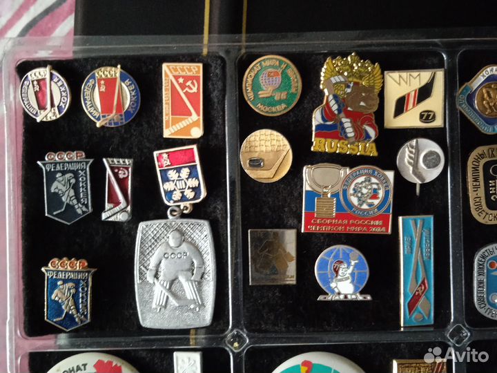 Хоккей-значки